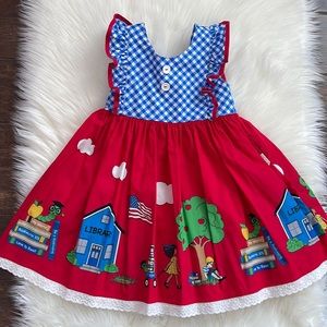 Eleanor Rose dress 🍎📚🖍